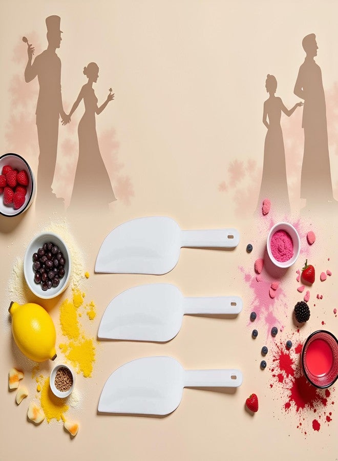Zhuluck 3Pack Ice Cube Scoops - Clear Plastic Measuring Scoops for Sugar, Flour, Candy and Dessert - Ideal for Party Buffets and Weddings Ice Cream Scoops Specialty Tools and Gadgets - Image 4